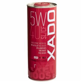 Синтетична олива XADO Atomic Oil SL/CF RED BOOST 5W-40  1л