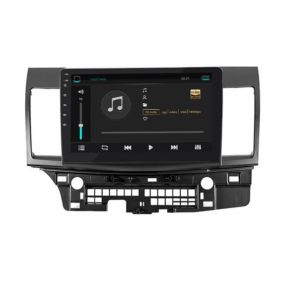 Штатная магнитола Lesko для Mitsubishi Lancer X 2007-2010 экран 10" 6/128Gb 4G Wi-Fi GPS Top | Зображення 2