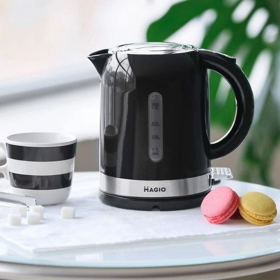 Електрочайник сталь Magio MG-111 1 л 1360 Вт, Потужний електричний чайник для дому CJ-50 | Зображення 8