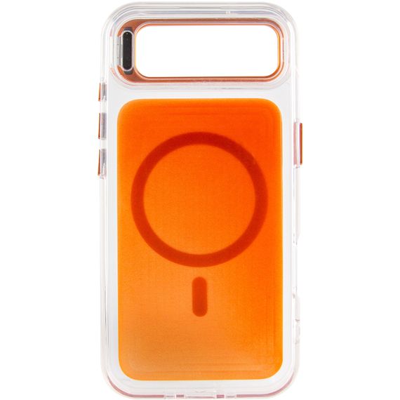 Чохол TPU+PC Jewel Sparkle with Magnetic Fit для Apple iPhone 17 Air (6.5") Orange Sparkle | Зображення 2