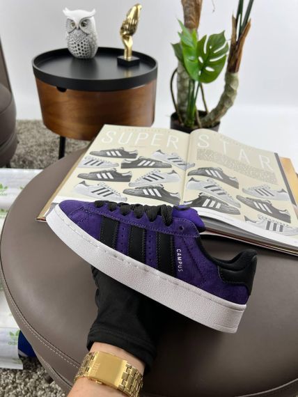 Кросівки Campus 00S New Purple Black White , В'єтнам 41 26 см | Зображення 4
