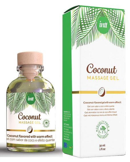 Масажний гель для інтимних зон Intt Coconut Vegan (30 мл) Sex Aura