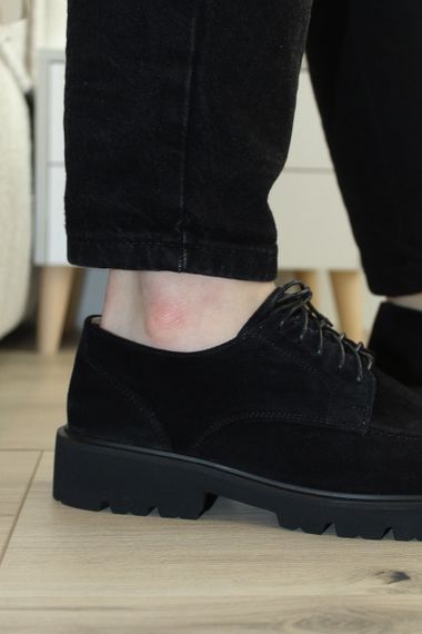 Чорні замшеві дербі Ed-Ge 45 розмір | Зображення 2