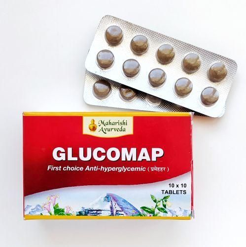 Глюкомап, 100 таб.,Glucomap, Maharishi Ayurveda, при диабете. | Зображення 1