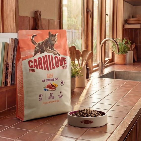 Корм сухий Carnilove True Fresh Fish & Turkey Sterilised для стерилізованих котів риба та індичка 400 г | Зображення 7