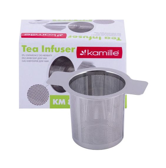 Ситечко-фільтр для чаю 10х6,5 см Kamille KM-8841