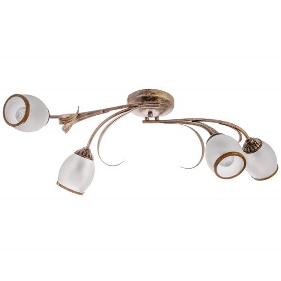 Люстра потолочная флористика E14 60W BR (LK-197S/4)