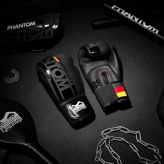 Боксерські рукавиці Phantom Germany Black 14 унцій | Зображення 4