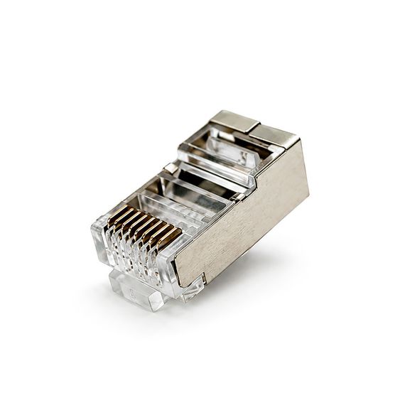 Конектор Merlion RJ-45 8P8C FTP Cat-6 (50 шт/уп.) екранований