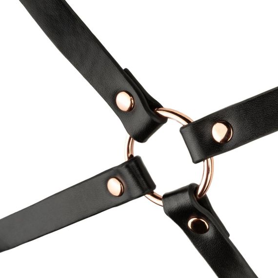 Портупея Rosy Gold - Body Harness - Black | Зображення 3