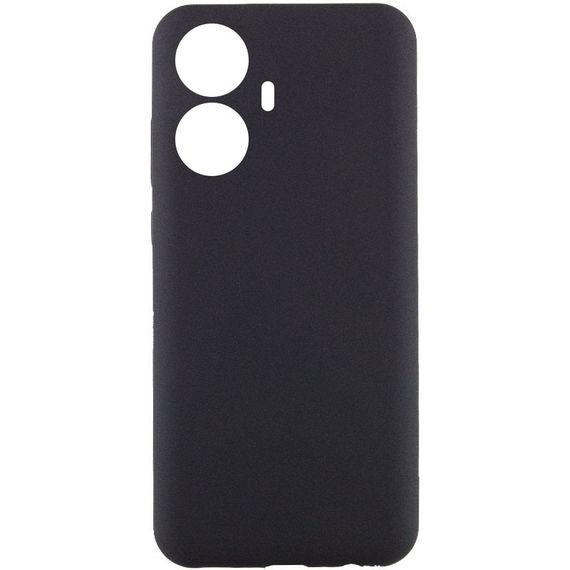 Чохол Silicone Cover Lakshmi Full Camera (AAA) для Realme 10 Pro+ Чорний / Black