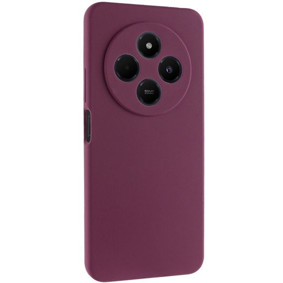 Чохол Silicone Cover Lakshmi Full Camera (AAA) для Xiaomi Redmi 14C / Poco C75 Бордовий / Plum