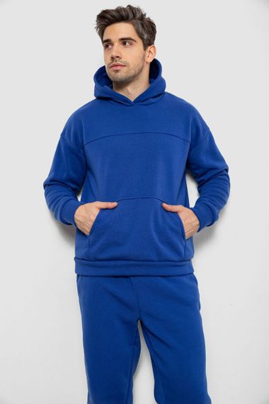 Спортивный костюм мужской на флисе, цвет синий, 238R029 | Зображення 1