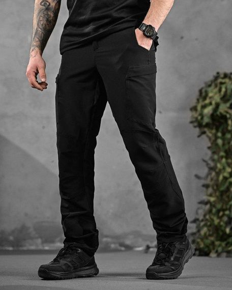 Літній тактичний костюм soldier чорний поліція ДЛ6404 | Зображення 5