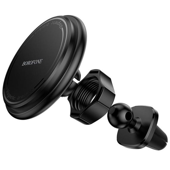 Автотримач Borofone BH135 Parker ring magnetic (air outlet) Black | Зображення 3