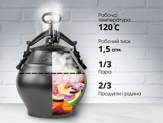 Афганський казан-скороварка 50 л, графіт, Rashko Baba | Зображення 6