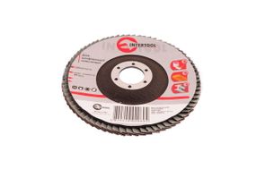 Круг лепестковый торцевой Intertool - 180 мм Р36 (BT-0223)