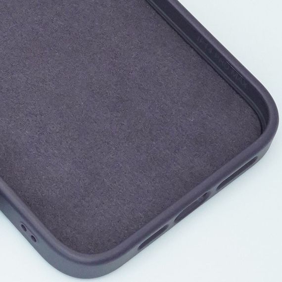Шкіряний чохол Bonbon Leather Metal Style with MagSafe для Apple iPhone 13 Pro (6.1") Фіолетовий/Dark Purple | Зображення 2
