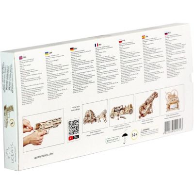 Конструктор Ugears Пистолет Вольф-01 (70047) | Зображення 8