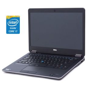 Ультрабук Б-клас Dell Latitude E7440 / 14" (1920x1080) IPS / Intel Core i7-4600U (2 (4) ядра по 2.1 - 3.3 GHz) / 8 GB DDR3 / 128 GB SSD / Intel HD Graphics 4400 / WebCam / Win 10 Pro б/в
