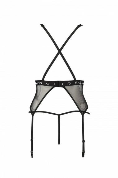 Корсет Passion Exclusive MIRAJANE CORSET Чорний L/XL | Зображення 5