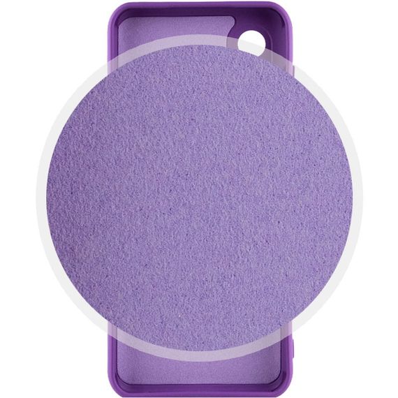 Чехол Silicone Cover Lakshmi Full Camera (A) для Samsung Galaxy A03 Core Full camera, Фіолетовий / Purple | Зображення 2