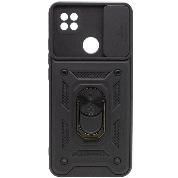 Чохол Ummi Camshield Serge Ring для Xiaomi Redmi 9C / Redmi 10A Чорний