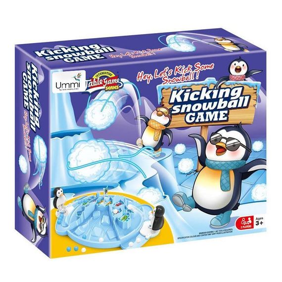 Настільна інтерактивна гра Ummi 11818 Kicking Snowball Game Blue | Зображення 1
