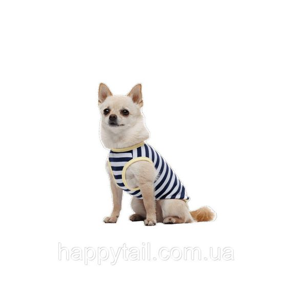 Майка для собак Pet Fashion Breeze M в полоску — летняя трикотажная футболка от солнца и перегрева | Зображення 3