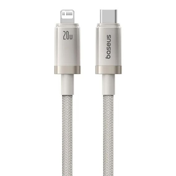 Дата кабель Baseus Titanium Alloy Fast Charging Type-C to Lightning 20W (1m) (P10378101) Galaxy Titanium Gold | Зображення 2
