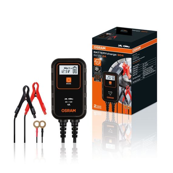 Інтелектуальний зарядний пристрій OSRAM OEBCS904 6/12V 4A | Зображення 2