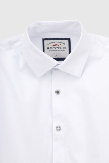 Сорочка класична однотонна чоловіча Redpolo 3808 XL Білий shop (2000989956631) | Зображення 9