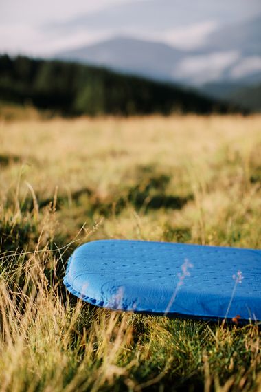 Килимок самонадувний Tribe Comfort Lite 5 см, туристичний каремат самонадувний для походу та кемпінгу, синій | Зображення 2