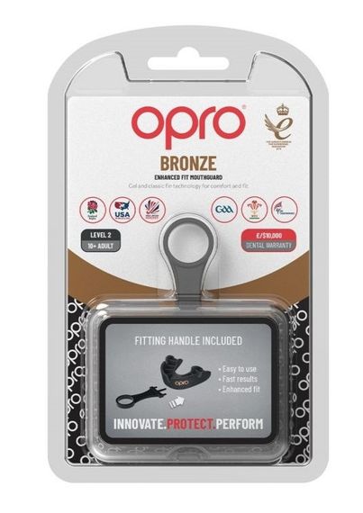 Капа OPRO Bronze доросла (вік 11+) Black (art.102500001) | Зображення 9