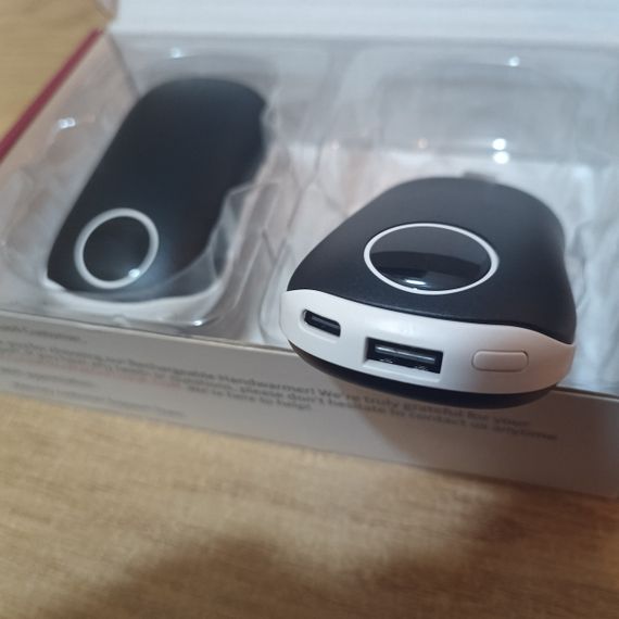 Грелка для рук Power Bank Type-C 2 * 5000 mAh 5V/2A грелка Kternay N2 | Зображення 4