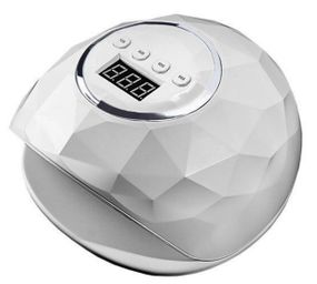 Лампа для маникюра и педикюра UVLED SUN F6 86 Вт для сушки гель лака Белая