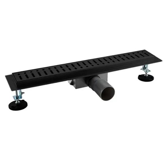 Душовий трап Gappo 70х600 мм, нержавіюча сталь, чорний G86007-36