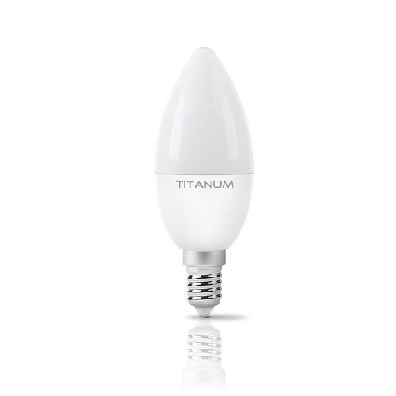 Світлодіодна лампа TITANUM C37 6W E14 4100K | Зображення 1