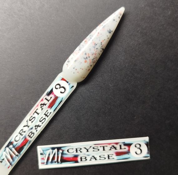 Наклейка на типсу (палитру) для базы Mi Crystal Base №3 (9 x 55 мм)