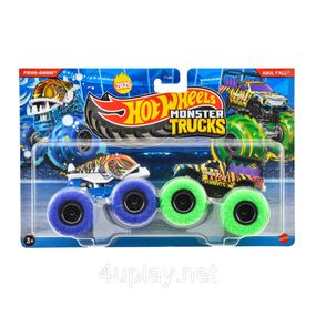 Подарунковий набір 2 монстр-траки Хот Вілс Оригінал Hot Wheels Monster Trucks Piran-Ahhhh vs Haul Y'All