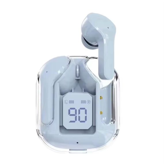 T2 TWS Бездротові Bluetooth-навушники з цифровим дисплеєм і Hi-Fi звуком. Сині