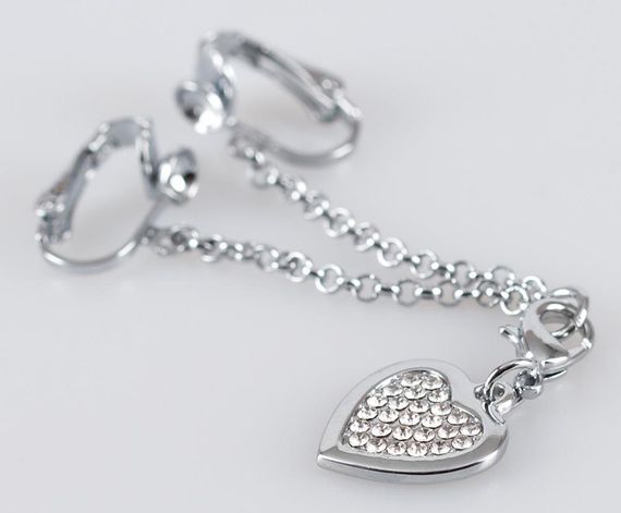 Затискач для клітора Intimate Heart-shaped Chain sexstyle | Зображення 2