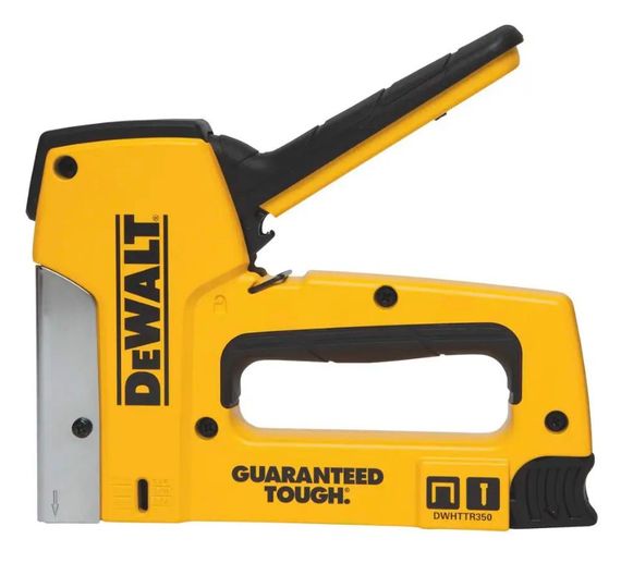 Степлер DeWalt Heavy Duty для скоб типу G 6-14 мм, цвяхів типу J 12, 15 мм (DWHTTR350-0)