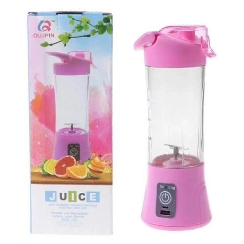 Блендер портативный Ollipin Juice на USB-зарядке. JD-881 Цвет: розовый | Зображення 1