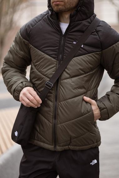 Комплект чоловічий: куртка Active TNF чорно-хакі + штани TNF чорні. Барсетка TNF у подарунок! (1532516842) | Зображення 3
