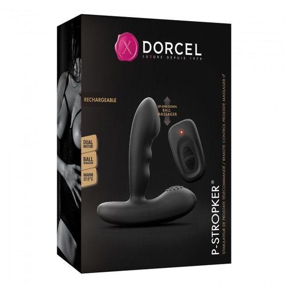 Массажеры простаты Dorcel P-Stroker с пультом ДУ, подогревом и точечным массажем, два мотора sexstyle | Зображення 3