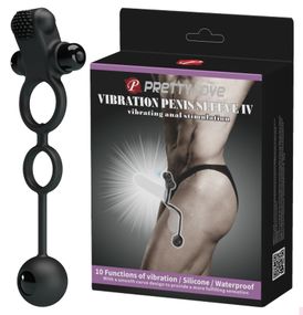Кільце ерекційне Pretty Love VIBRATION PENIS SLEEVE IV, BI-210211 Sex Aura