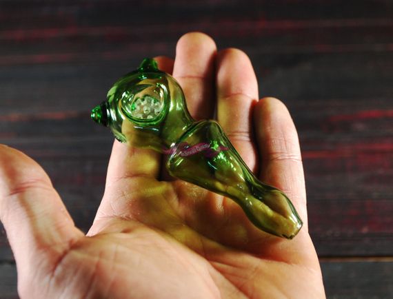 Стеклянная трубка Devil Pipe Green
