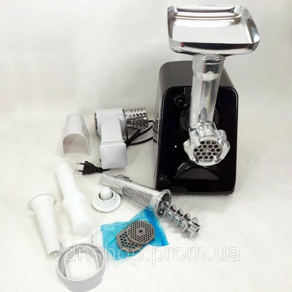 Домашняя электромясорубка DOMOTEC, Бытовая мясорубка для фарша, Мясорубка реверс насадки JN-38 | Зображення 7