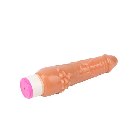 Вібратор реалістичний рельєфний Chisa Basic Luv Theory Beginner Rider, бежевий Sex Aura | Зображення 6